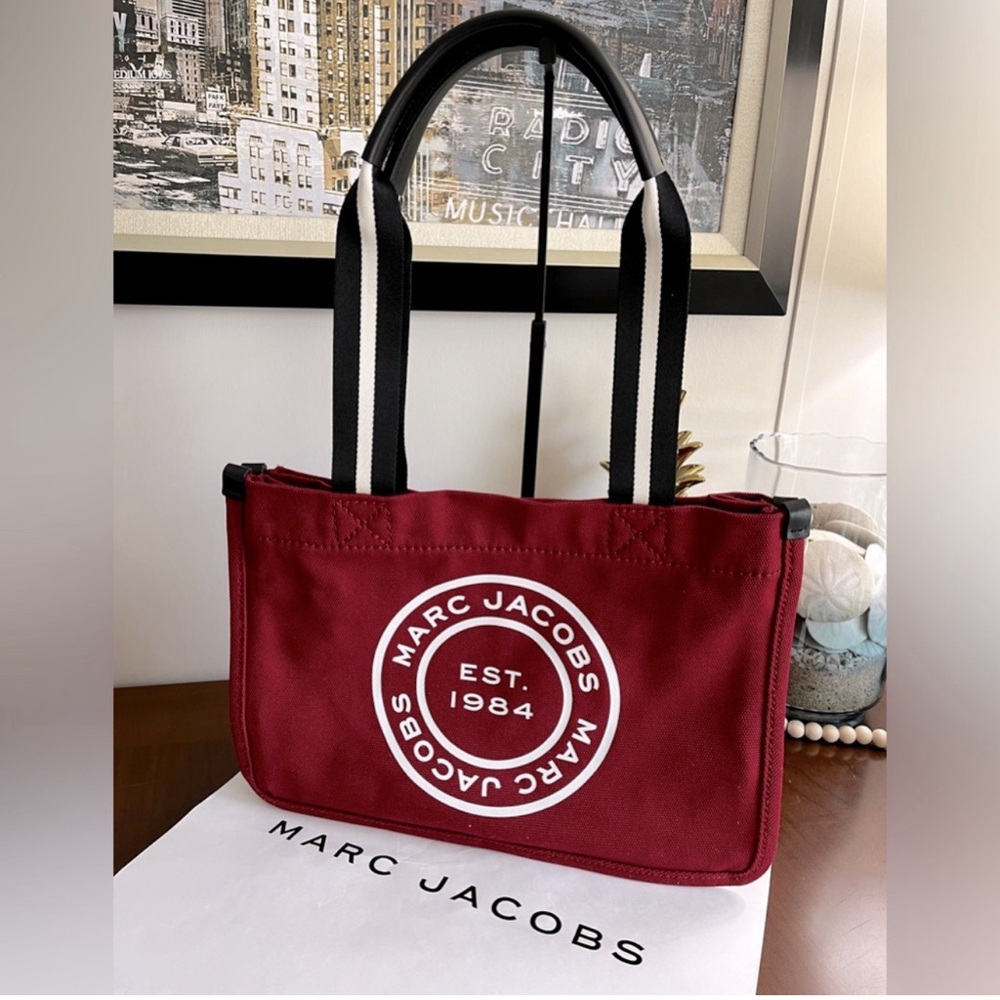 NWOT Marc Jacobs Canvas and Leather Tote